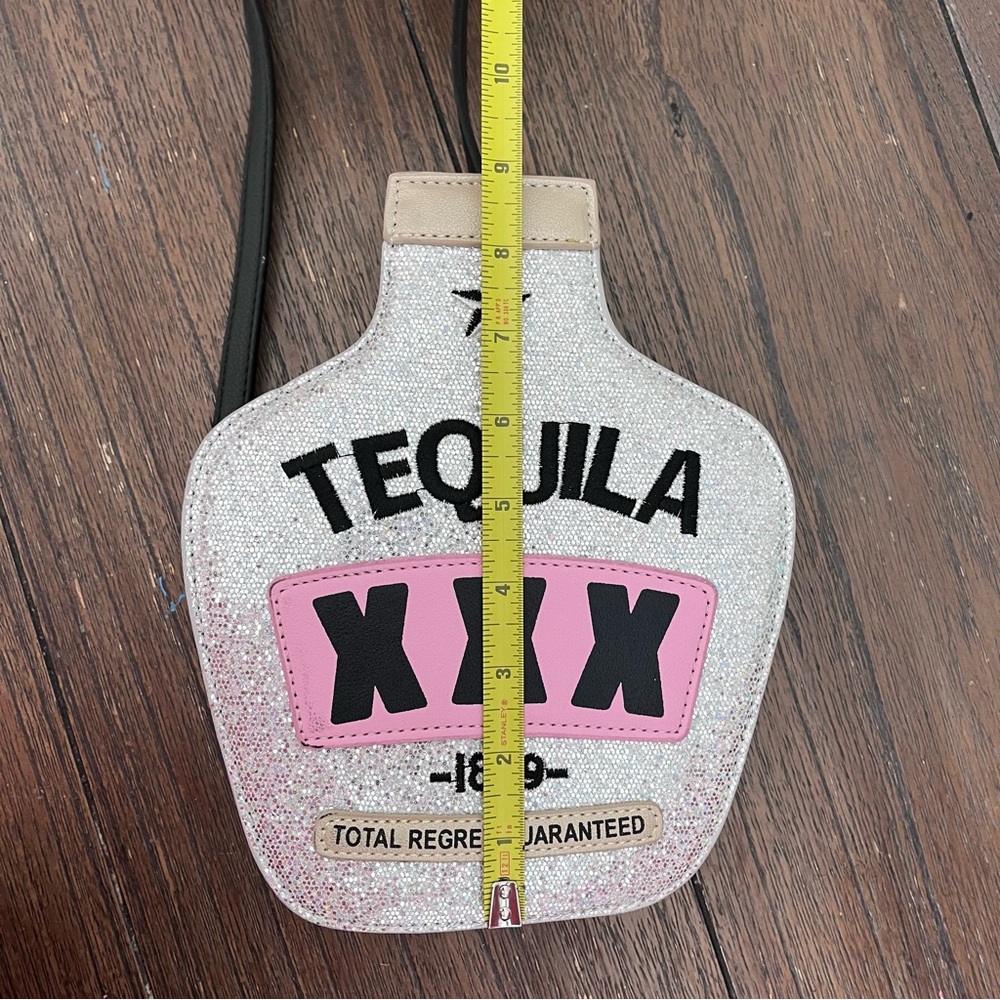 Anne Klein Silver Tequila Crossbody Bag Purse - Picture 7 of 7